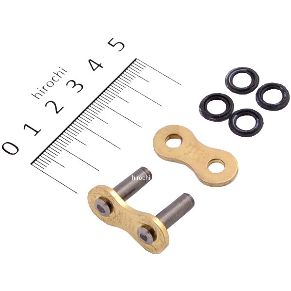 【USA在庫あり】 JT チェーン JT Chains カシメ ジョイント 520X1R ゴールド/スチール 1225-0243 JP店