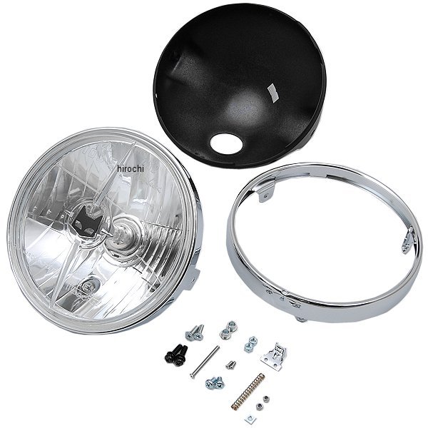【メーカー在庫あり】 マーシャル MARCHAL ヘッドライト 722/702 スタールクス マルチリフ フルキット 180φ 汎用 クリア/黒 800-8417 JP店