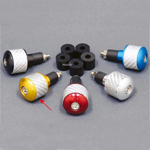 デュラボルト DURA BOLT コンビネーション バーエンド ゴールド グラスファイバー 2個入り BE02G JP店