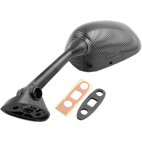 【USA在庫あり】 エムゴ EMGO ミラー 補修用 04年-05年 GSX-R カーボン(左) 0640-0166 JP店