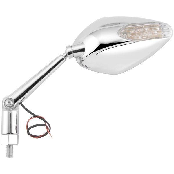 【USA在庫あり】 バイクマスター BikeMaster ミラー キャンディドロップ スタンダードバイク用 クロー..