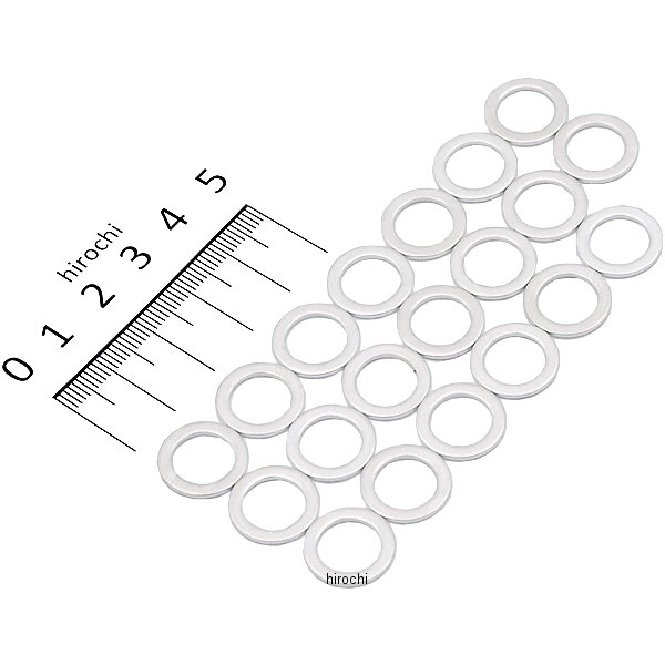 アクティブ ACTIVE クラッシュワッシャー 内径10mm アルミ 20枚入り 20999020 JP店