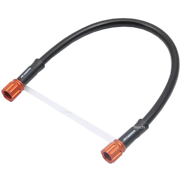 Brake Hose - ACパフォーマンスライン AC-PERFORMANCELINE ユニバーサルブレーキホース ロードモデル用 ホース全長335mm ゴールド/黒 AG0335 JP店