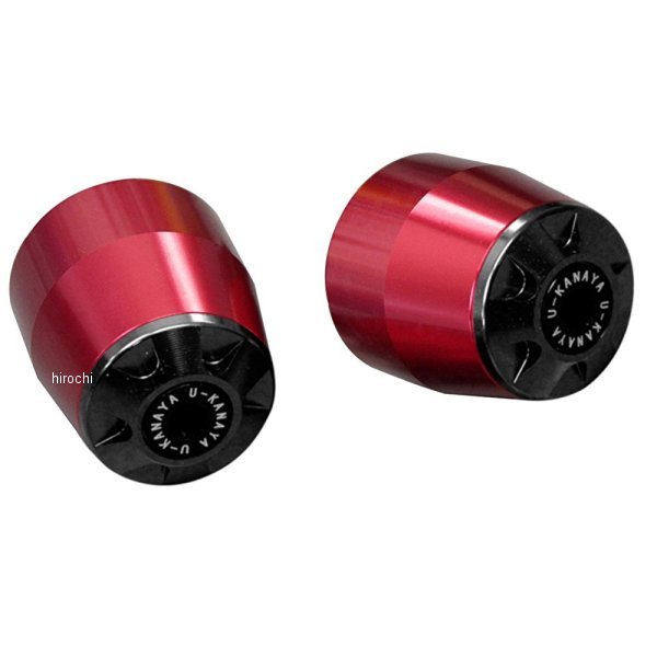 【メーカー在庫あり】 ユーカナヤ U-KANAYA アルミビレット バーエンド 全年式 ゼファー400、ゼファーχ..