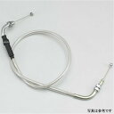 【メーカー在庫あり】 ハリケーン スロットルケーブル +300mm 09年以降 モンキーFI 黒 ステンレスメッシュ HB6207M-10 JP店