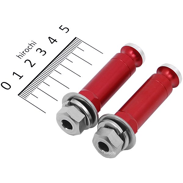 【メーカー在庫あり】 ポッシュ POSH ロングウインカーステー M10x30mm 2本入り 赤 031301-02 JP店