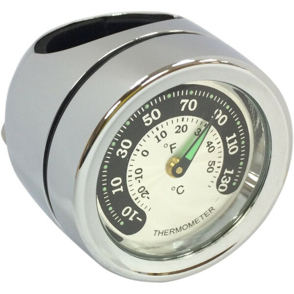 Rakuten - 【USA在庫あり】 DRAG 温度計 ハンドルバーマウント 1インチ(25mm) クローム 2212-0724 JP店