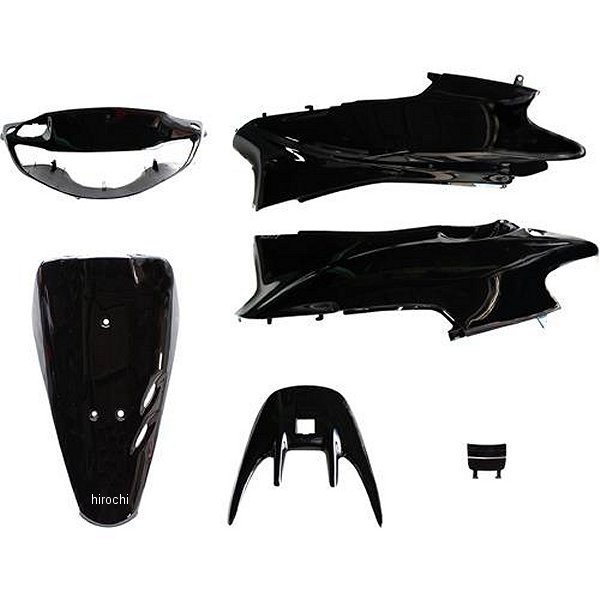 【メーカー在庫あり】 エナジープライス 外装6点セット ライブディオ AF35 1型 黒 CWL323 JP店