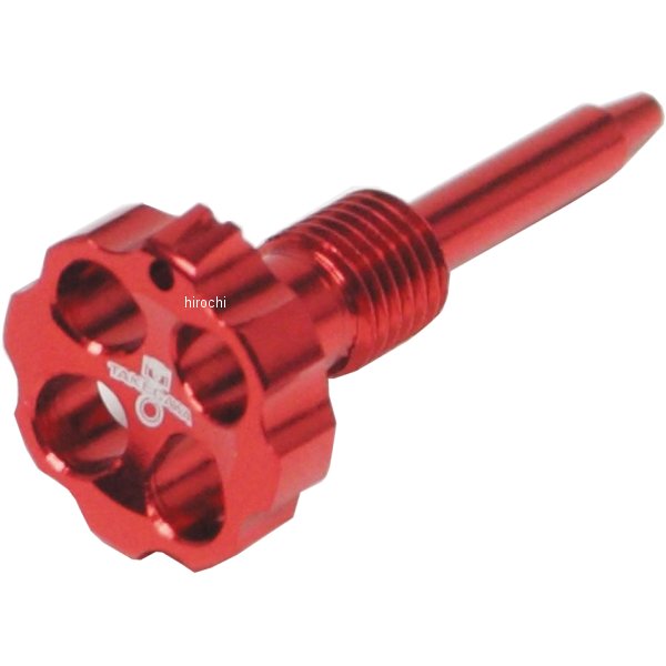 【メーカー在庫あり】 SP武川 アルミ削り出しエアスクリュー ケーヒン PE24用 レッド 03-03-0030 JP店