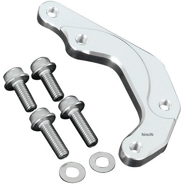 ポッシュ POSH フロントキャリパーサポート 13年-15年 グロム、MSX125 ブレンボ 2ポッド シルバー 0591..