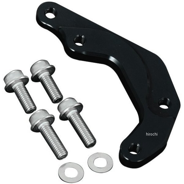 【メーカー在庫あり】 ポッシュ POSH フロントキャリパーサポート 13年-15年 グロム、MSX125 ブレンボ 2ポッド 黒 059156-06 JP店