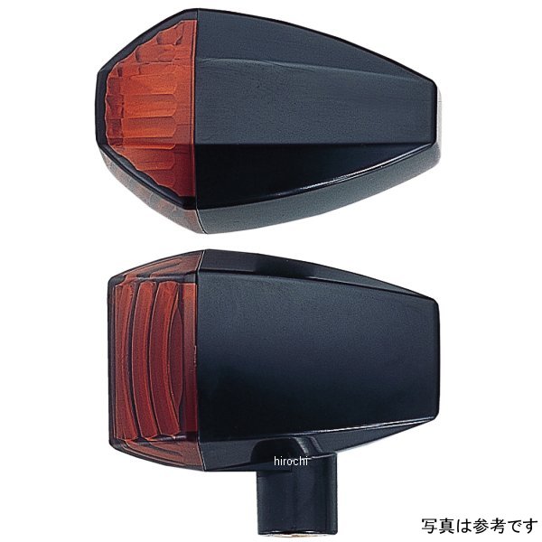 ポッシュ POSH ウインカー 汎用 ユニバーサル ZRタイプ クリスタルカット ダブル球 メッキ/アンバー 19..