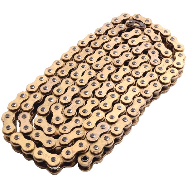 【メーカー在庫あり】 NBS バイクパーツセンター ゴールドチェーン 420 (130L) クリップ 911013 JP店(2)