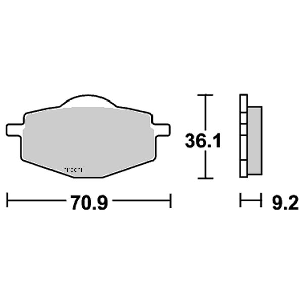 【USA在庫あり】 DPブレーキ DP Brakes ブレーキパッド リア 左側 シンタードメタル 575 16年 カンナム..