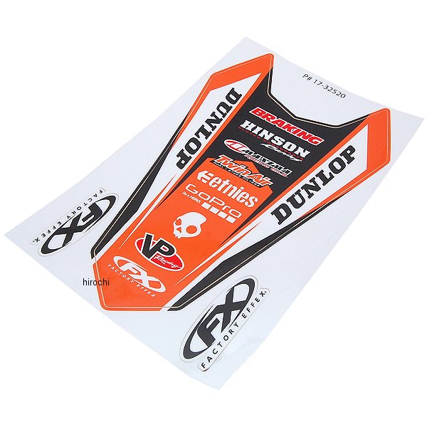 【USA在庫あり】 ファクトリーFX FACTORY EFFEX デカール リアフェンダー 11年-14年 KTM 4302-3603 JP店