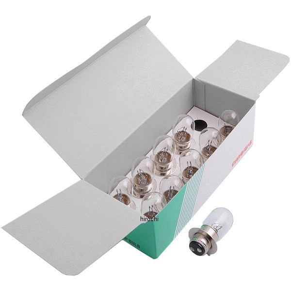 M&H マツシマ ノーマルバルブ 12V18/18W ヘッド球 (クリア) 1箱 (10個入り) PH7 B-...