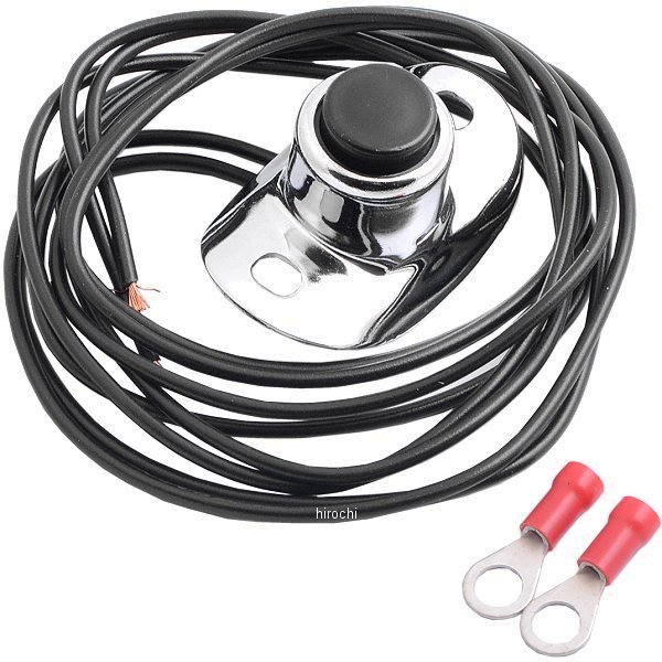 【USA在庫あり】 DRAG スターター、ホーン スイッチ 41年-72年 EL/FX クローム (1個売り) DS-272136 JP店
