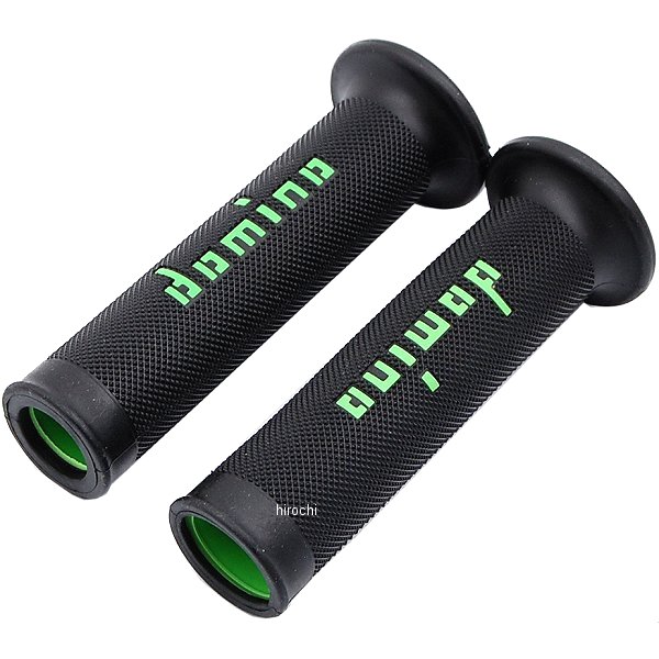 ドミノ domino グリップ レースタイプ 126mm 黒/グリーン 左右セット A01041C4440 JP店