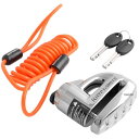 【メーカー在庫あり】 4010-0265 クリプトナイト KRYPTONITE ディスク ロック 5-S2 ブラック クローム 720018-000877 JP店