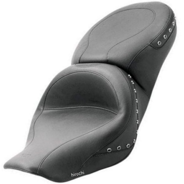 【USA在庫あり】 マスタング Mustang シート ワイド Touring 97年-07年 FLHR 黒スタッド DS-905555 JP店