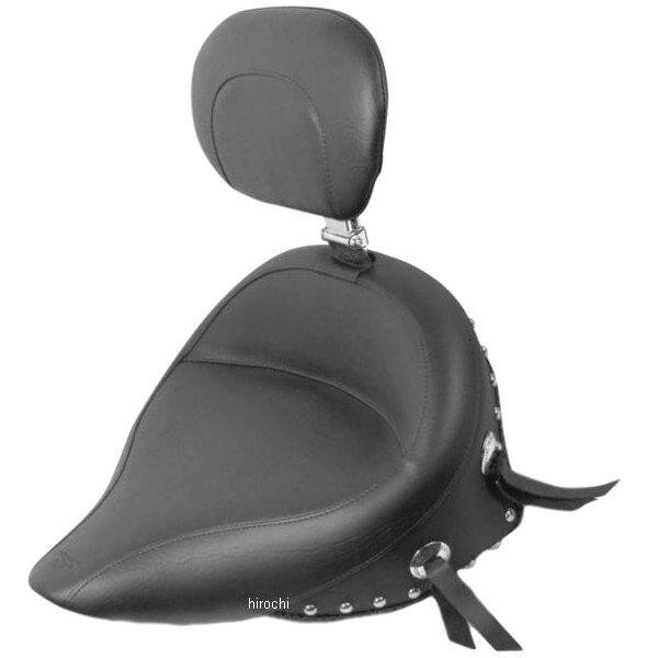 【USA在庫あり】 マスタング Mustang シート ソロ ワイド FLSTS/C スタッド/バックレスト付き 0802-0491 JP店