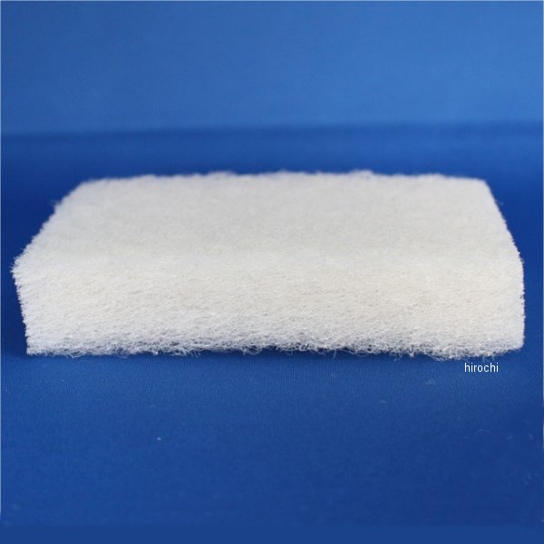 【メーカー在庫あり】 撥水道場 ガラス鏡のウロコ落としスポンジ ハードパッド角型 大 128mm×86mm×25mm..