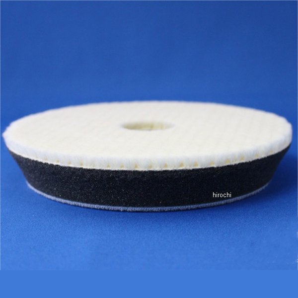 【メーカー在庫あり】 撥水道場 ガラス鏡のウロコ落としスポンジ ポリッシャー機械用 ウールパッド φ15..