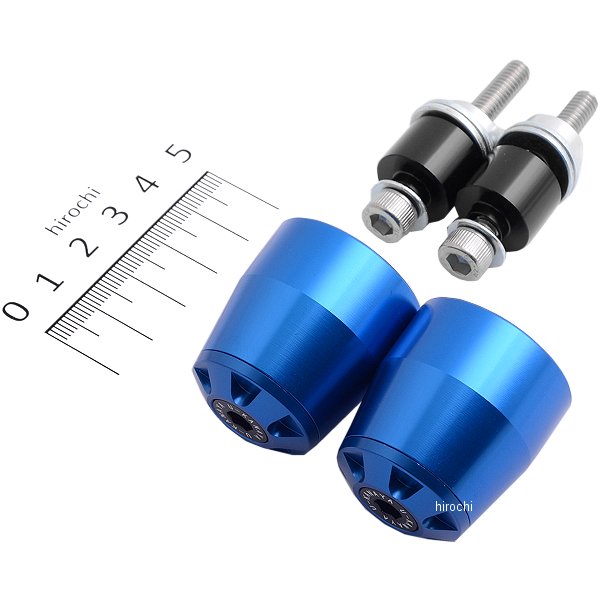 【メーカー在庫あり】 ユーカナヤ U-KANAYA アルミビレット バーエンド CB400SF NC31/NC39/NC42 青/青 ..