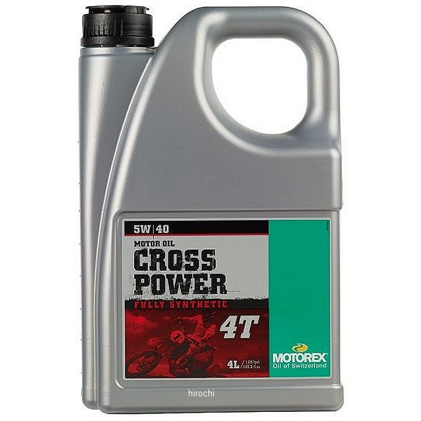 【メーカー在庫あり】 モトレックス MOTOREX CROSS POWER 4T 5W-40 4サイクルオイル 4L 97790 JP店