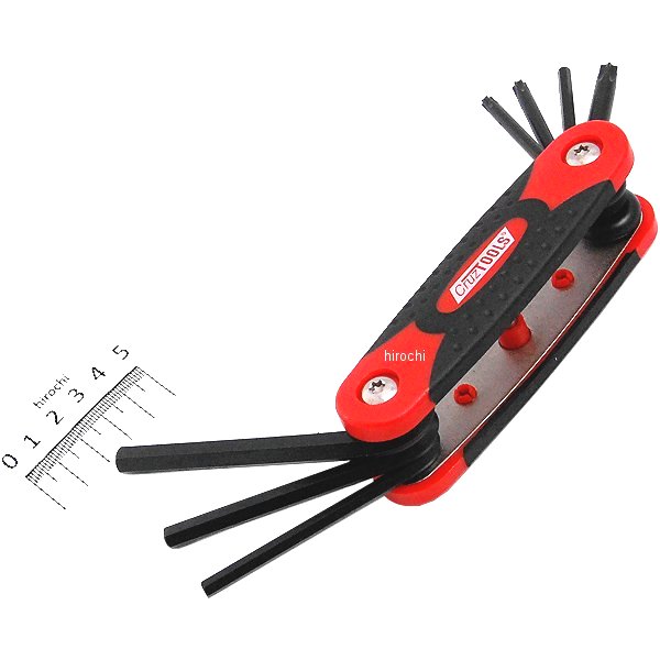 【USA在庫あり】 クルーズツールス CruzTOOLS 折りたたみ六角/トルクス キーセット DS-196209 JP店
