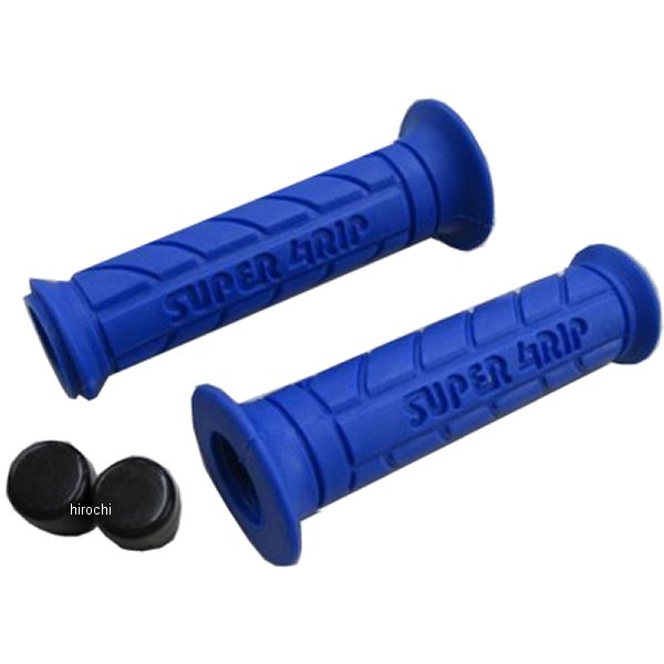 【メーカー在庫あり】 マッドマックス MAD MAX スーパーグリップ貫通 7/8インチバー用 120mm 青 17-6589SL JP店