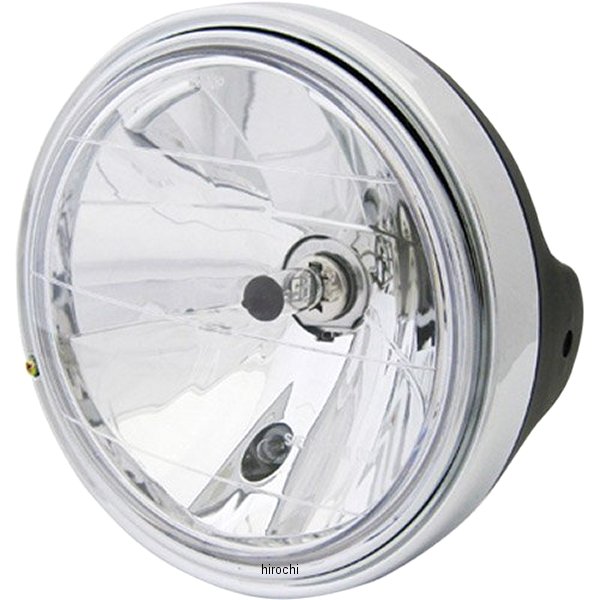 【メーカー在庫あり】 マッドマックス MAD MAX ヘッドライト マルチリフレクターφ180 クリア/黒 20-6030AB JP店