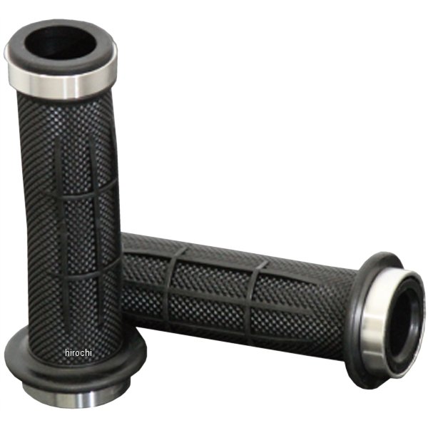 【メーカー在庫あり】 マッドマックス MAD MAX ラバーグリップ 7/8インチ 22.2mm ハンドル用 貫通 シルバー MM05-0132-SV JP店