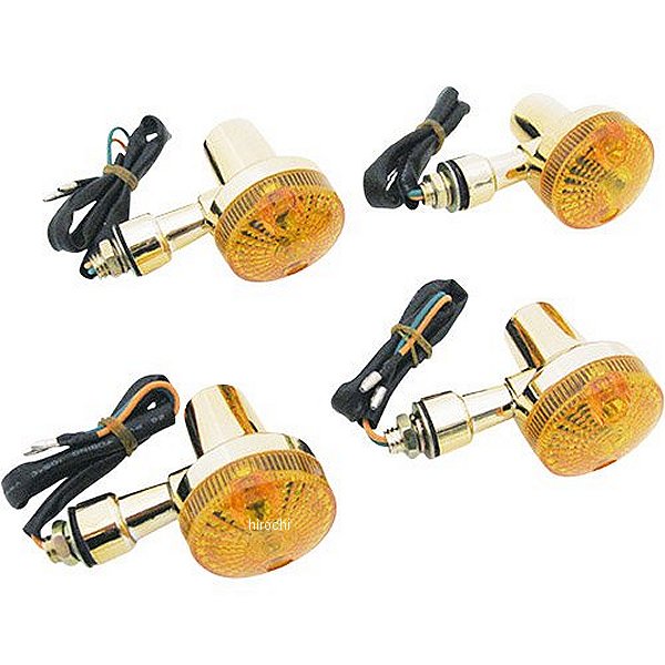 【メーカー在庫あり】 マッドマックス MAD MAX 汎用 ミニウィンカー ゴールド/オレンジ 4個入り MM11-0021GA JP店