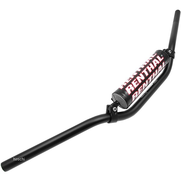 【USA在庫あり】 レンサル RENTHAL 7/8インチ ハンドルバー パッド付き 黒 ren789-02-BK-03-219 JP店