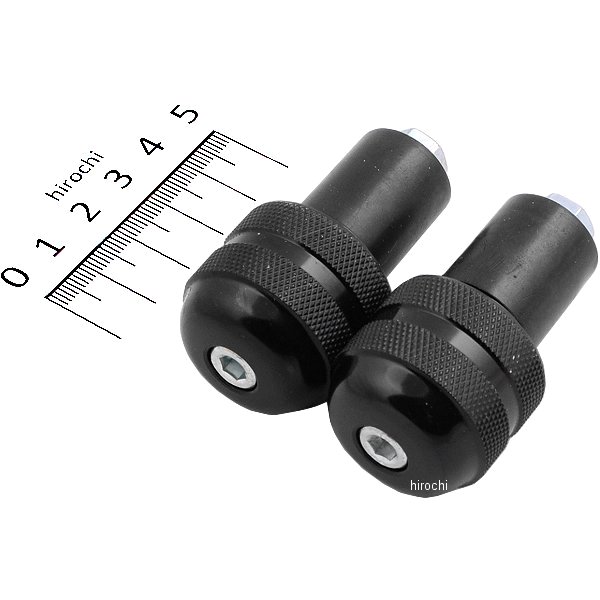 【USA在庫あり】 バイクマスター BikeMaster バーエンド 1インチ 黒 bkm261316 JP店