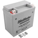 【USA在庫あり】 バイクマスター BikeMaster AGM バッテリー YTX14-BS互換 bkm780713 JP店