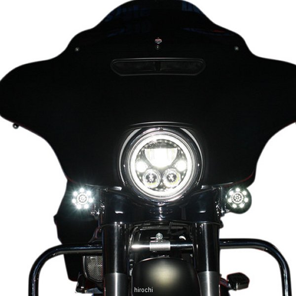 【USA在庫あり】 カスタムダイナミクス LED ヘッドライト 7インチ TruBEAM H4 5800...