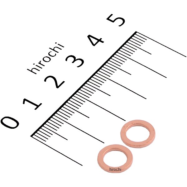 【メーカー在庫あり】 キタコ 銅ワッシャー 6X10X1.0 2個入り 0900-092-01001 JP店