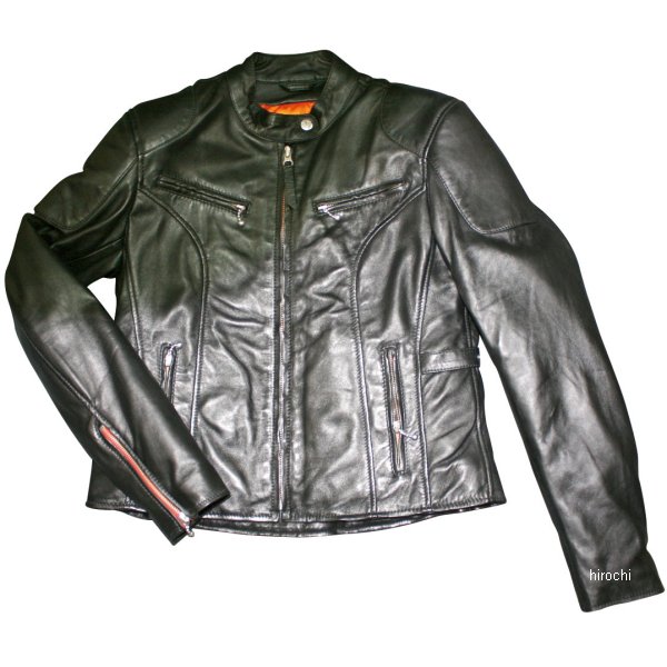 モトフィールド MOTO FIELD 秋冬モデル シングルライダースレザージャケット レディース 黒 Lサイズ MF-LJ130 JP店