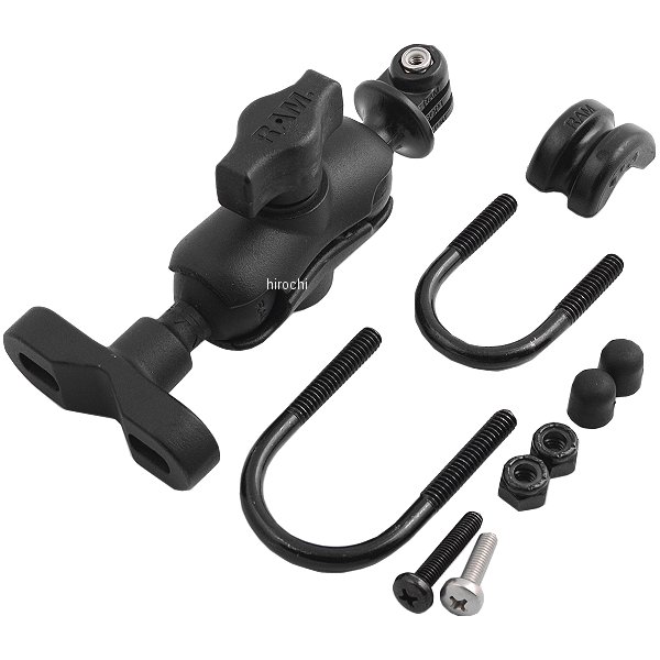 ラムマウント RAM Mounts 亜鉛コートU字マウントセット GoPro用 φ13mm-φ31mmに対応 黒 RAM-B-149Z-A-GOP1U JP店