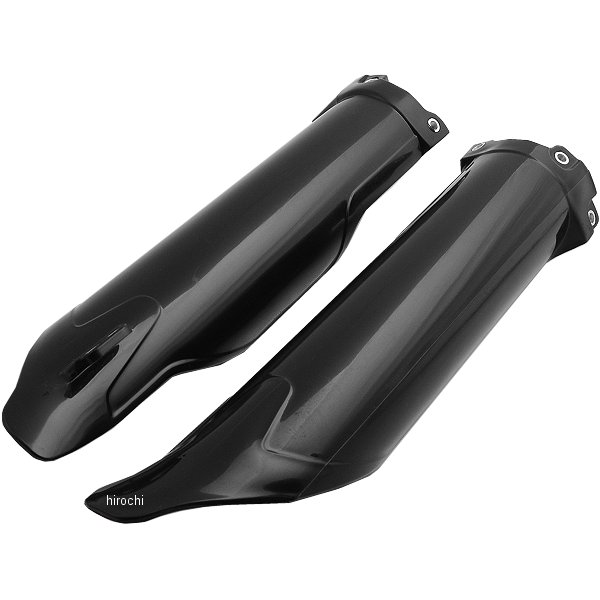 【USA在庫あり】 ユーフォープラスト UFO PLAST フォークカバー 09年以降 KX450F、KX250F 黒 0412-0168 JP店