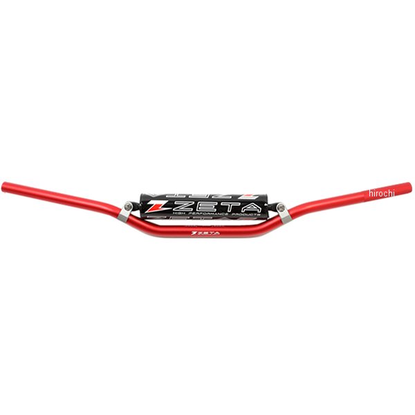  ジータ ZETA CXハンドルバー セロー 250 赤 Super Moto-Low ZE09-6613 JP店