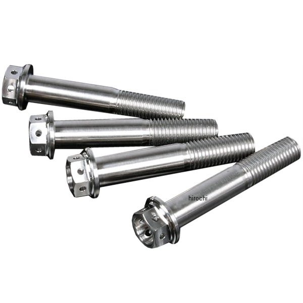 【メーカー在庫あり】 ジータ ZETA チタンキャリパーマウントボルト 汎用 ラジアルマウント M10 P1.25 65mm 4本入り ZT33-1654 JP店