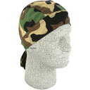 【USA在庫あり】 ザンヘッドギア ZAN Headgear バンダナ Flydanna ウッドランドカモフラージュ 2504-0169 JP店