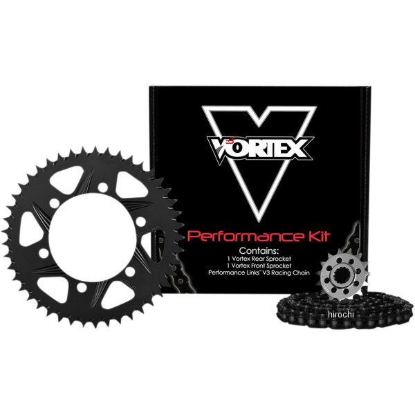 Sprockets - 【USA在庫あり】 ボルテックス Vortex チェーン/スプロケットキット 520SX3/14T/43T 13年-16年 CBR500R 1230-1061 JP店