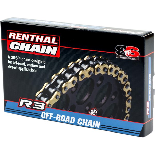 【USA在庫あり】 レンサル RENTHAL チェーン SRSシール 520R33/110L ゴールド 1223-1202 JP店