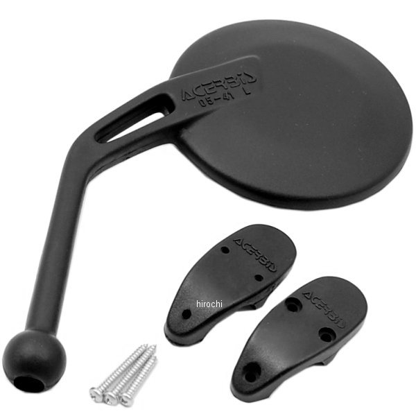 【USA在庫あり】 アチェルビス ACERBIS バックミラー 左側 黒 acb2043570001 JP店