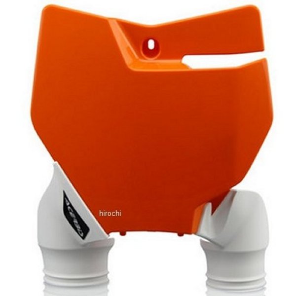 【USA在庫あり】 アチェルビス ACERBIS Raptor フロントゼッケンプレート 16年-18年 KTM SX125 オレンジ/白 acb2527425321 JP店