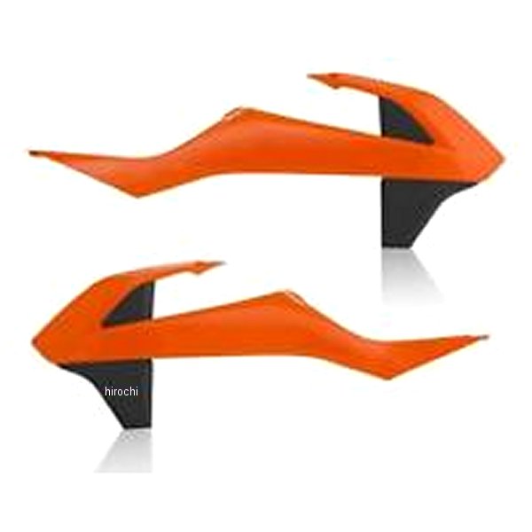 【USA在庫あり】 アチェルビス ACERBIS ラジエーターシュラウド 18年-24年 KTM SX85 オレンジ/黒 acb2685965225 JP店